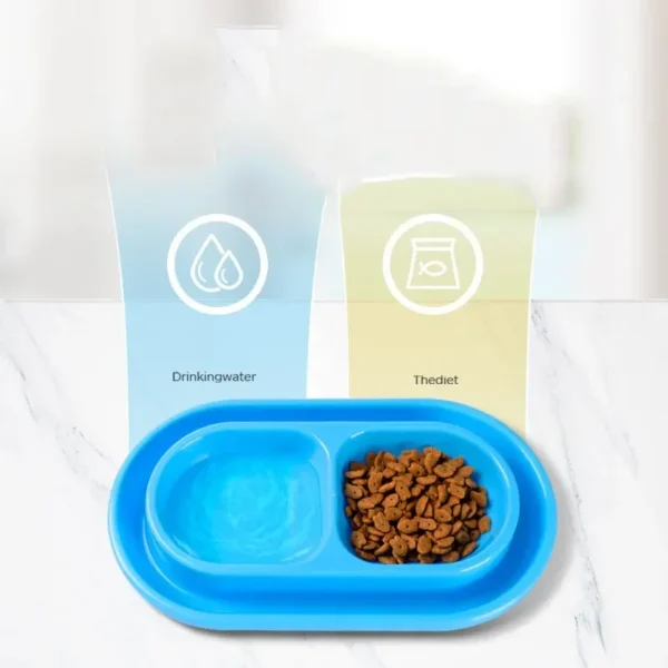 Anti-Ant Dog & Cat Feeders: Double Bowls Automatic Food & Water Dispenser - Image 7