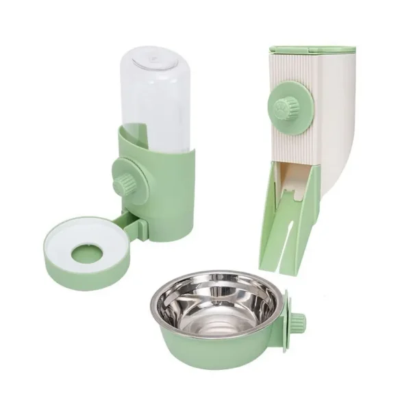 Automatic Dog & Cat Feeders with Hanging Water Dispenser Bowl - Image 6
