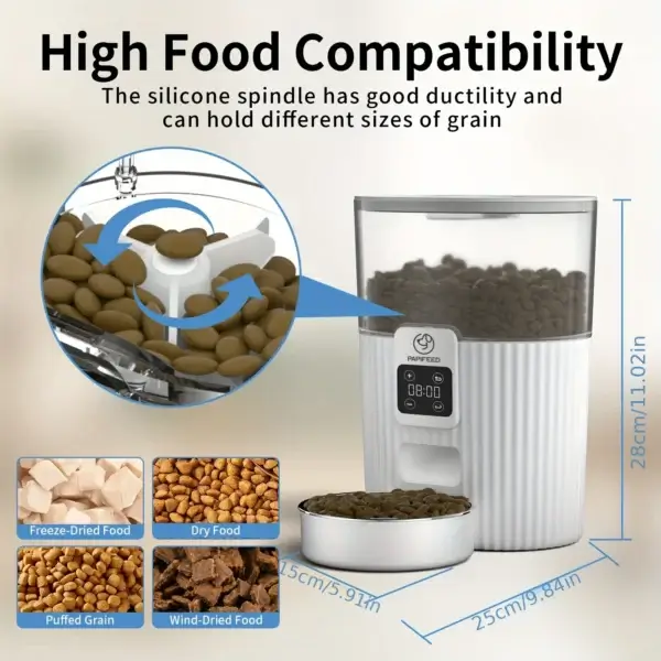 Smart WiFi Dog & Cat Feeders with Automatic Food Dispenser - Image 2