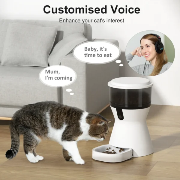 Dog & Cat Feeders: 4L Timed Programmable Food Dispenser - Image 4