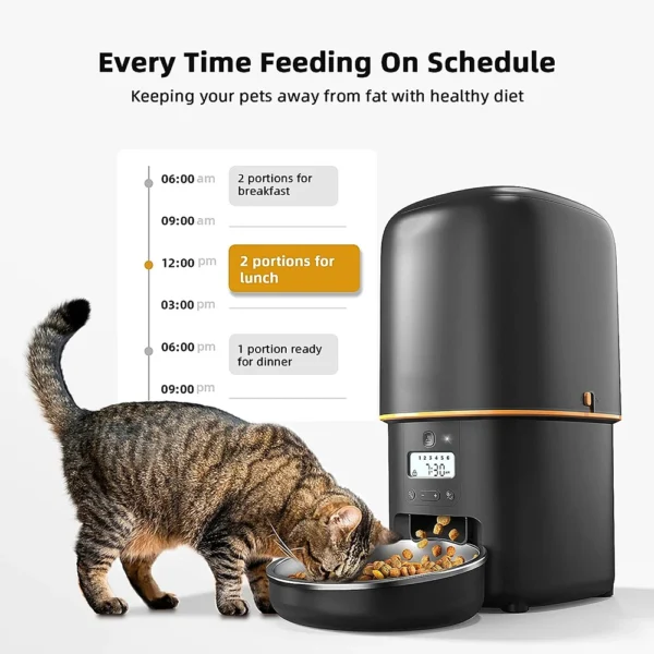 2L 5G Camera Dog & Cat Feeders: Smart Automatic WiFi Food Dispenser - Image 5