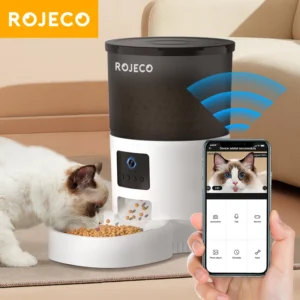 Smart Dog & Cat Feeders with Camera and Remote Control Feeder