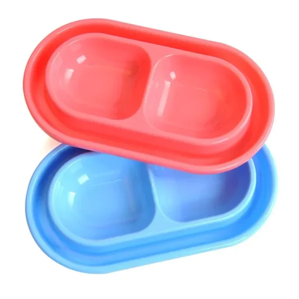 Anti-Ant Dog & Cat Feeders: Double Bowls Automatic Food & Water Dispenser - Image 2