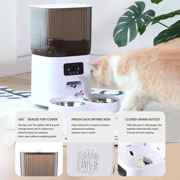 Dog & Cat Feeders: Smart Automatic Feeder with Camera - Image 3