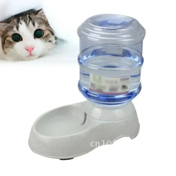 3.8L Pet Automatic Feeder Water Dispenser Large Capacity Bowl Set - Image 3