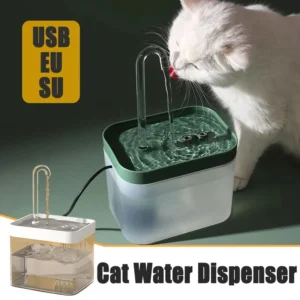 1.5L Ultra-Quiet Dog & Cat Feeders: Smart Automatic Water Fountain Filter
