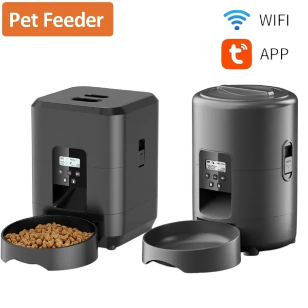 Dog & Cat Feeders Automatic WiFi Smart Control Food Dispenser