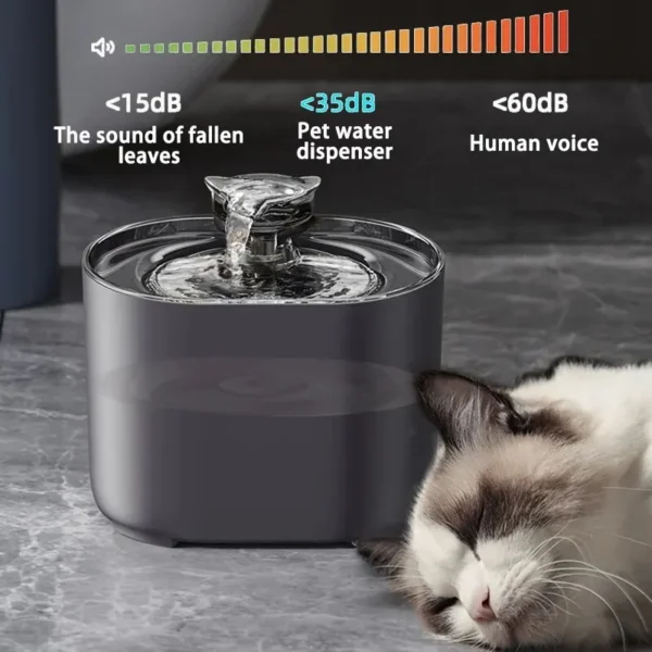 Dog & Cat Feeders Auto Recirculating USB Water Fountain Dispenser - Image 9