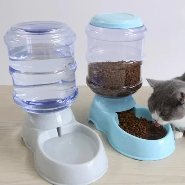Dog & Cat Feeders: Automatic Food Dispenser, Pet Water Fountain