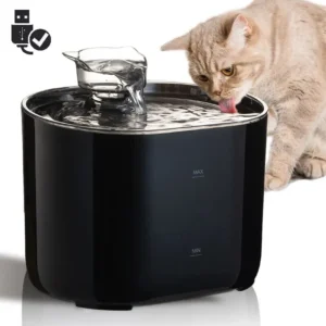Dog & Cat Feeders Auto Recirculating USB Water Fountain Dispenser