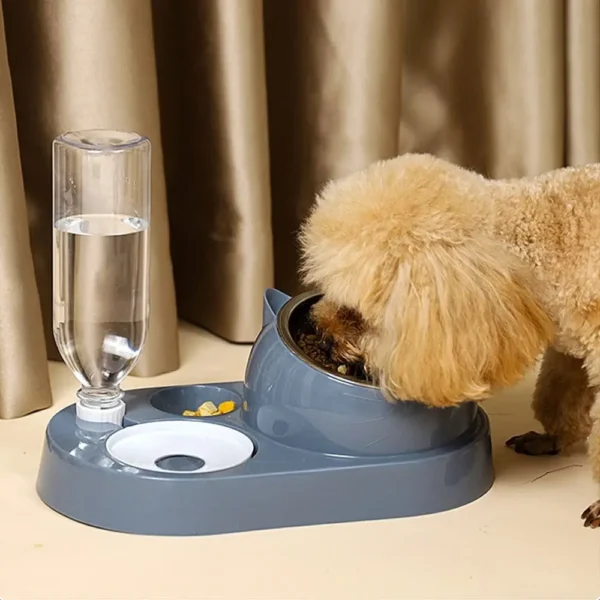 New 2-in-1 Dog & Cat Feeders: Automatic Water Dispenser & Food Bowl Set - Image 5