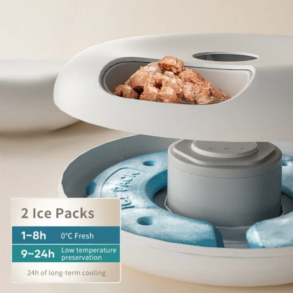 Dog & Cat Feeders 6 Meals Automatic Smart Food Dispenser Wet Dry - Image 5