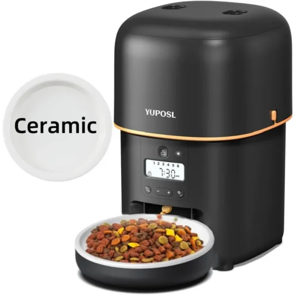 Automatic Dog & Cat Feeders: Timed Food Dispenser with Long Battery Life