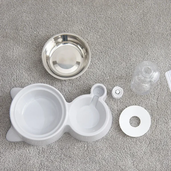 2-in-1 Dog & Cat Feeders: Automatic Water Dispenser & Food Bowl Set - Image 11