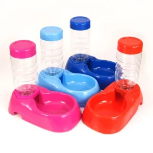 Automatic Dog & Cat Feeders: Water Dispenser & Food Bowl Set for Pets