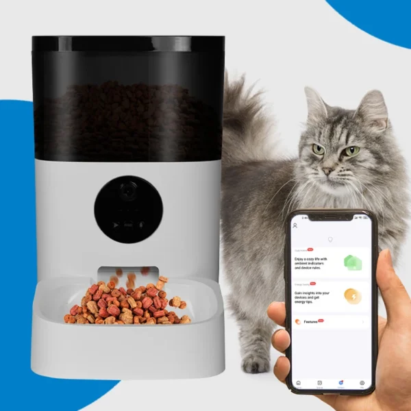 Dog & Cat Feeders Automatic Smart Dispenser With Camera & Voice Control - Image 4