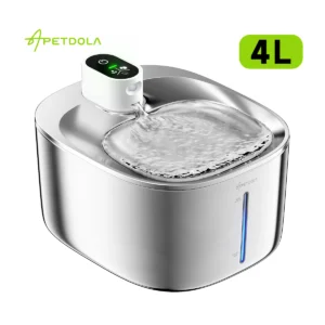 4L Wireless Dog & Cat Feeders: Automatic Sensor Water Fountain Dispenser