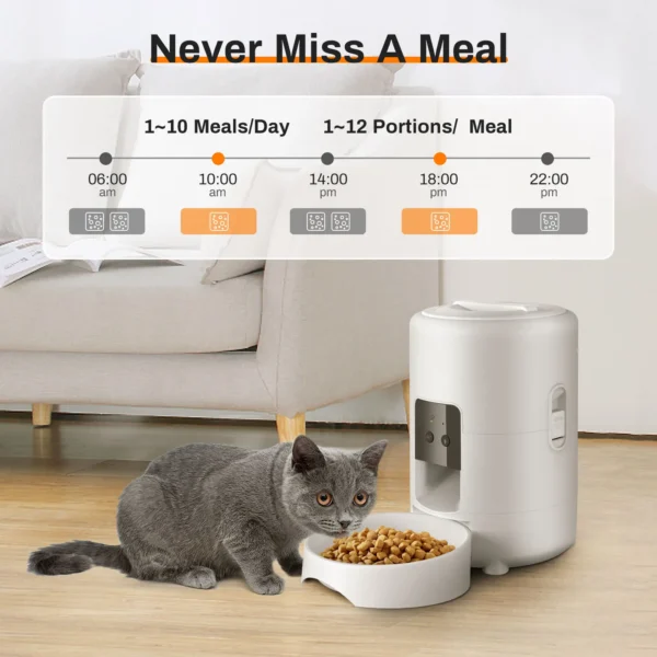 2L Smart Dog & Cat Feeders: Tuya APP Automatic Food Dispenser - Image 11
