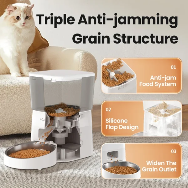 Dog & Cat Feeders Automatic Smart Food Dispenser With WiFi Control - Image 5