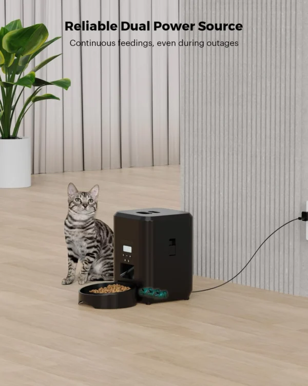 Dog & Cat Feeders: 2L WiFi Timed Automatic Food Dispenser Bowl - Image 8