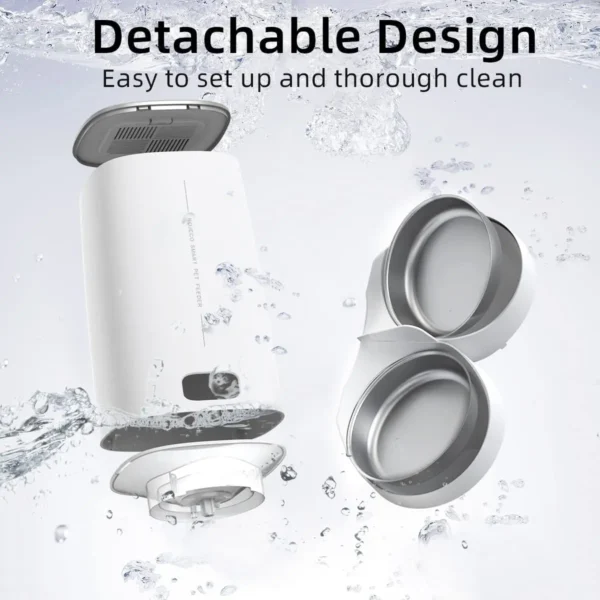 Dog & Cat Feeders: ROJECO Automatic WiFi Double Food Dispenser - Image 7