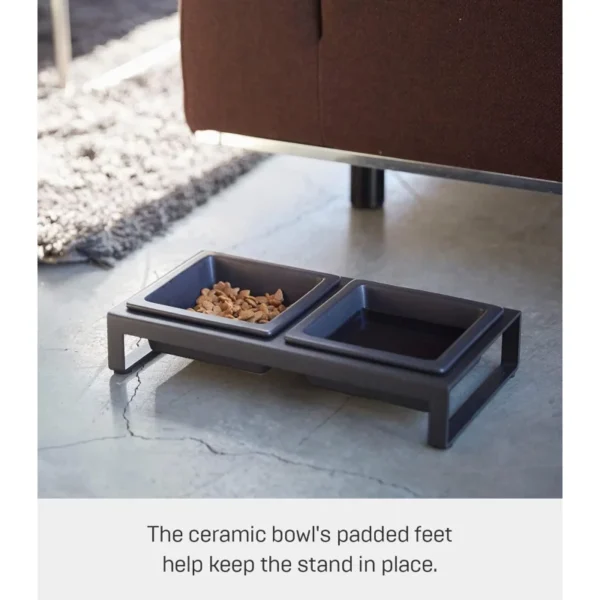 Home Tower Dog & Cat Feeders: Non-Slip Steel & Ceramic Food Bowls - Image 6