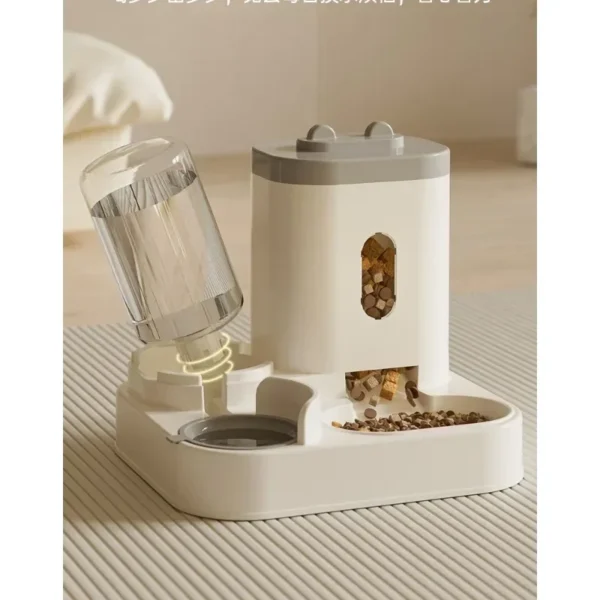 Large Capacity Dog & Cat Feeders with Water Fountain & Raised Stand - Image 6