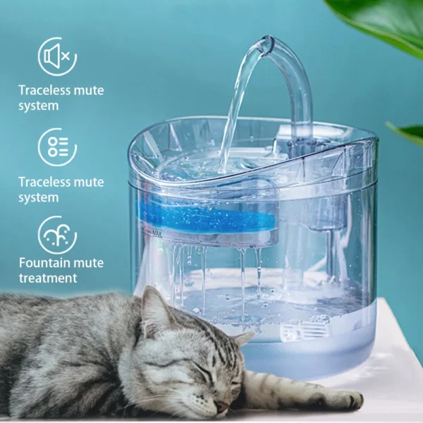 2L USB Dog & Cat Feeders: Automatic Water Dispenser with Motion Sensor - Image 3