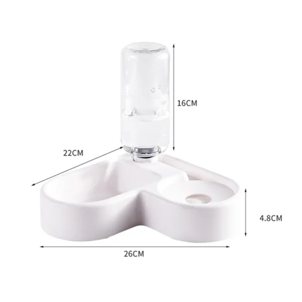 Double Dog & Cat Feeders: Pet Food Bowl Set for Small Dogs & Cats - Image 11
