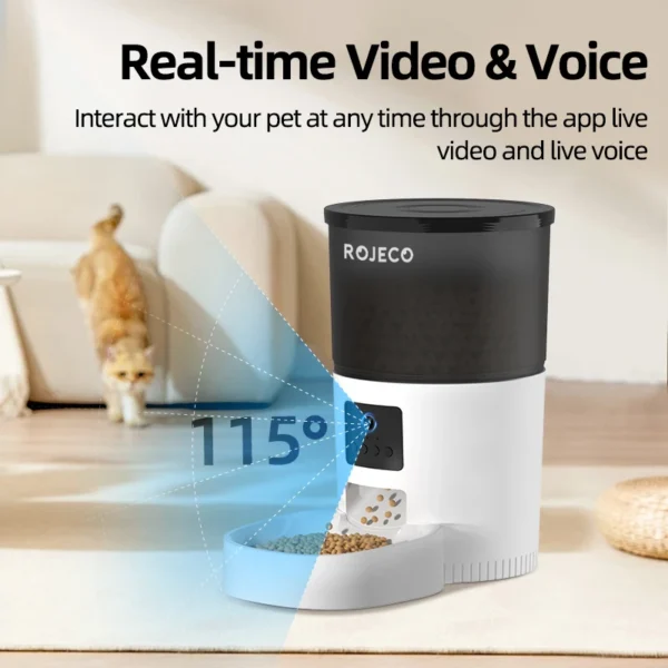 Smart Dog & Cat Feeders with Camera and Remote Control Feeder - Image 2