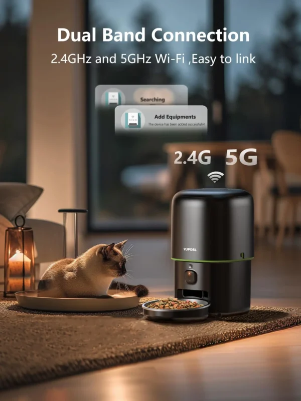 Dog & Cat Feeders Automatic Smart Food Dispenser With Camera & WiFi Control - Image 7