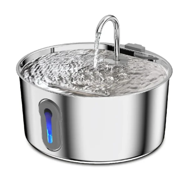 Stainless Steel Dog & Cat Feeders: 4L Automatic Water Fountain with Filters