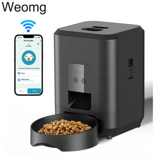 2L Smart Dog & Cat Feeders: Automatic WiFi APP Dry Food Dispenser