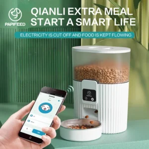 Smart WiFi Dog & Cat Feeders with Automatic Food Dispenser