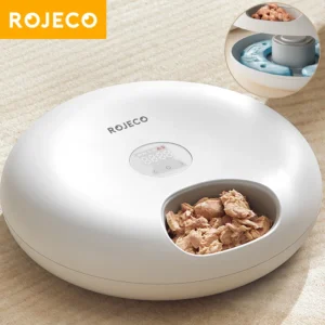Dog & Cat Feeders 6 Meals Automatic Smart Food Dispenser Wet Dry