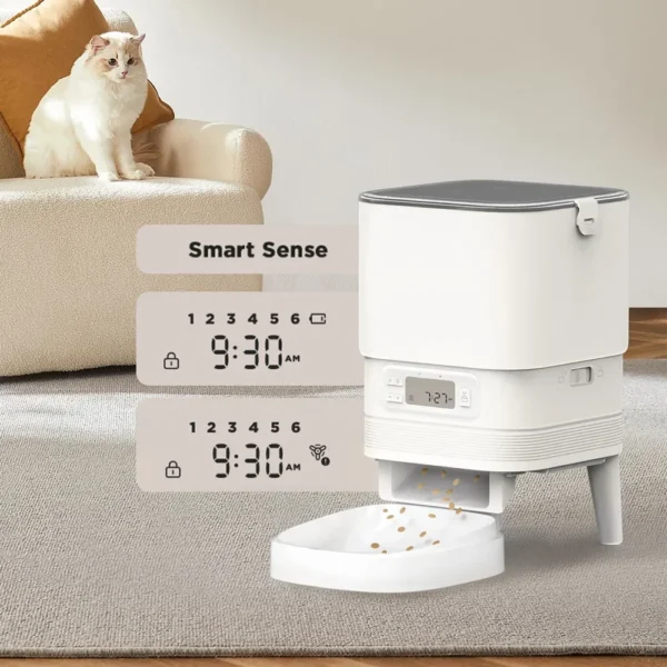 Furpipi Smart Dog & Cat Feeders: Automatic Food Dispenser with Timer Control - Image 5