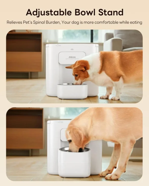 15L Automatic Dog & Cat Feeders with Timed Food Dispenser & Storage - Image 4