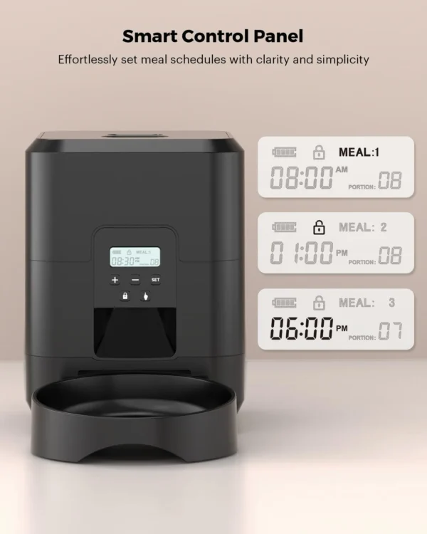 Dog & Cat Feeders: 2L WiFi Timed Automatic Food Dispenser Bowl - Image 4