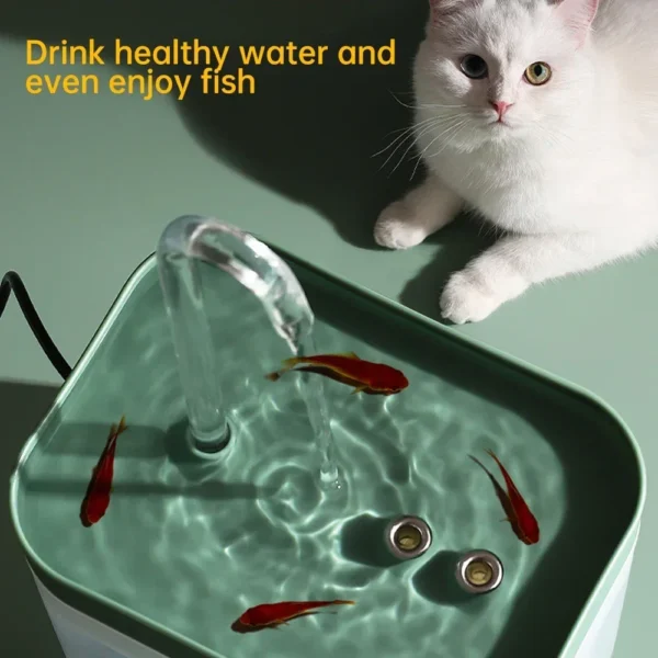 1.5L Ultra-Quiet Dog & Cat Feeders: Smart Automatic Water Fountain Filter - Image 6