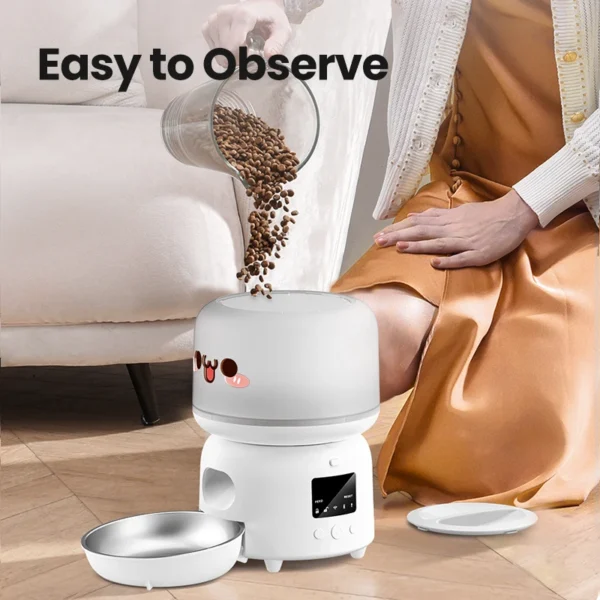Dog & Cat Feeders Smart 3L WiFi Automatic Pet Food Dispenser Remote Control - Image 7