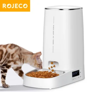 Automatic Pet Feeder Smart Control For Cats Dogs Kibble Dispenser