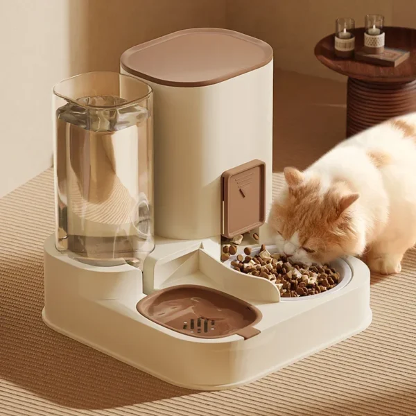 New Dog & Cat Feeders: Automatic Water Dispenser & Food Container Combo - Image 8