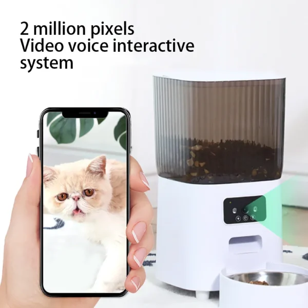 Dog & Cat Feeders: Smart Feeder With Camera, Voice Recorder, Auto - Image 9