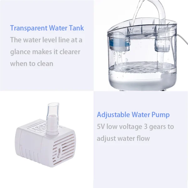 2L USB Dog & Cat Feeders: Automatic Water Dispenser with Motion Sensor - Image 4