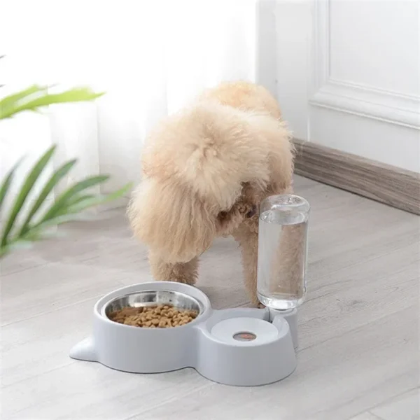 2-in-1 Automatic Dog & Cat Feeders with Water Dispenser & Storage - Image 3