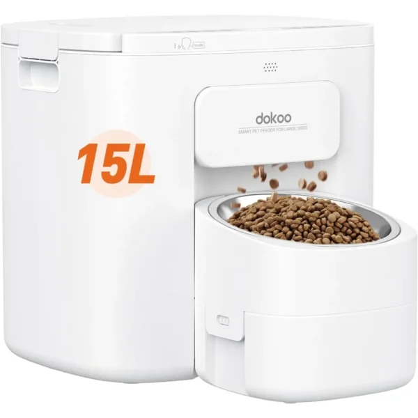 Large Capacity Dog & Cat Feeders with Automatic Timer Dispenser - Image 2