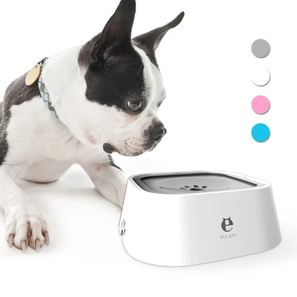 Dog & Cat Feeders 1.5L ABS Plastic Spill-Proof Water Bowl Dispenser