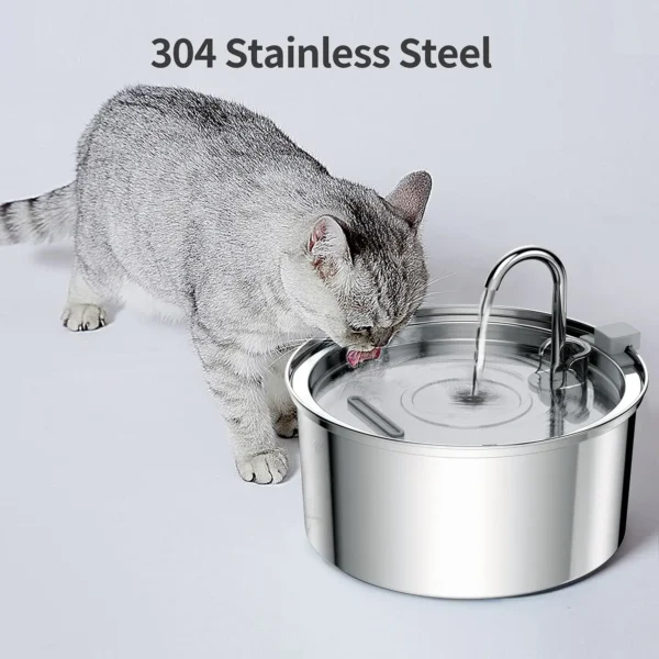 Dog & Cat Feeders: 2.5L Automatic Silent Water Fountain Food Dispenser - Image 5