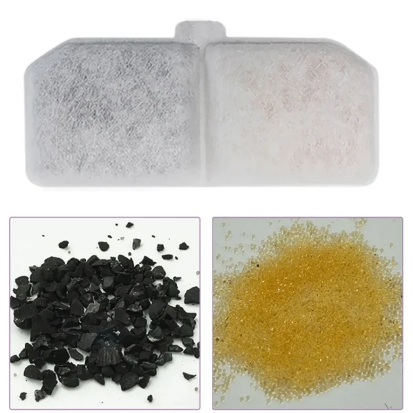 Dog & Cat Feeders: 5/10PCS Activated Carbon Filters for Water Fountain - Image 3