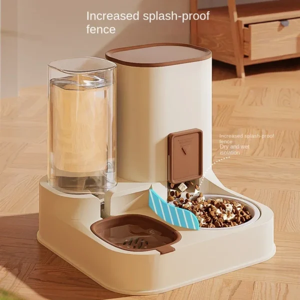 New Dog & Cat Feeders: Automatic Water Dispenser & Food Container Combo - Image 4